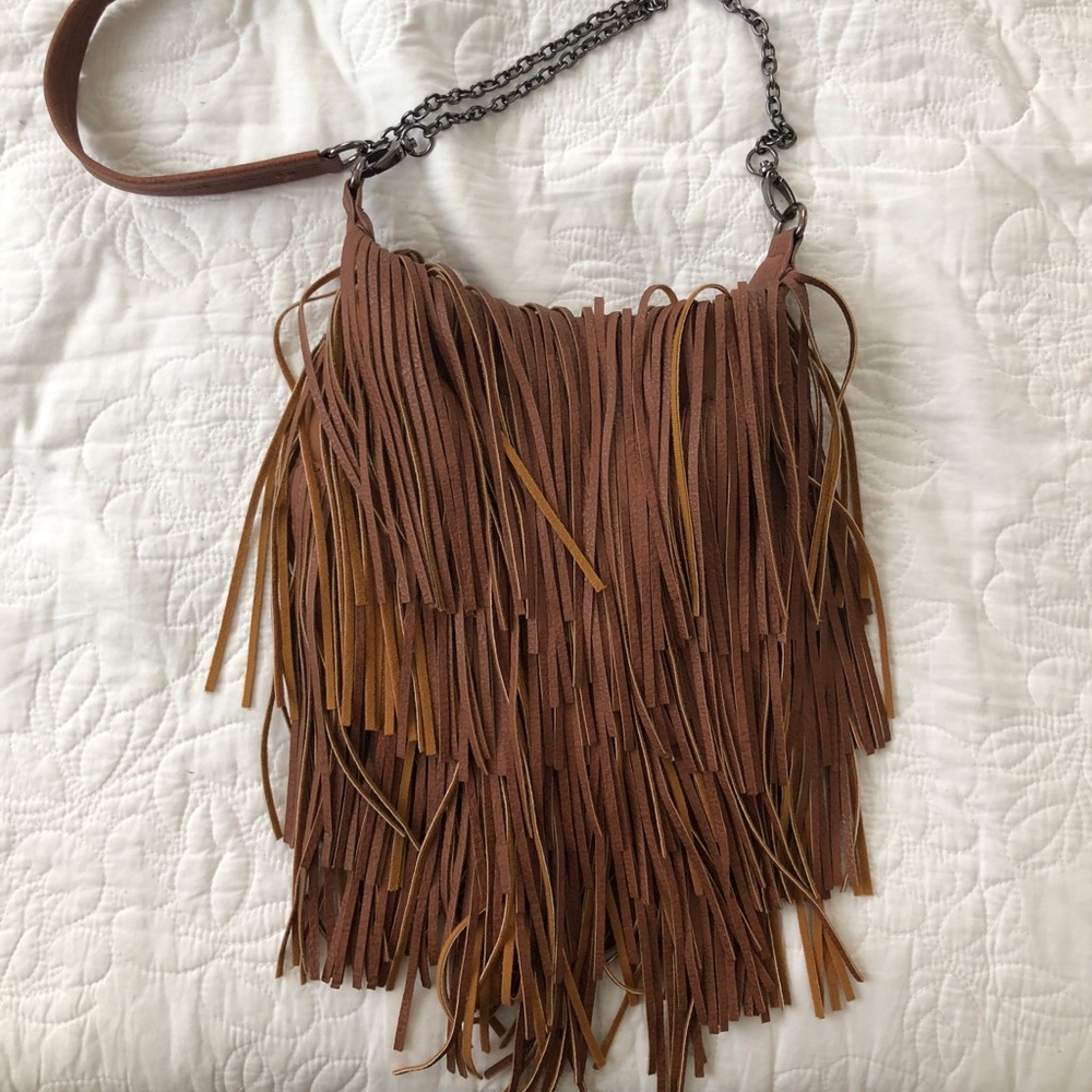 Steven Madden crossbody fringe purse